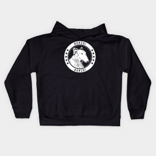 Borzoi Fan Gift Kids Hoodie